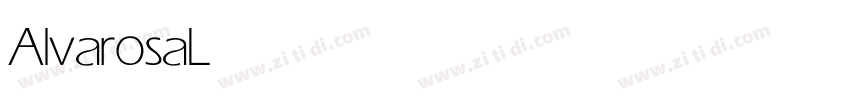 Alvarosa Light字体转换